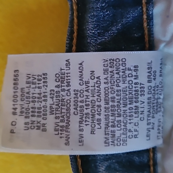 Levi's jeans 505 size 4 M mid rise straight leg blue Cotton Denim Med Wash Class - Picture 6 of 10